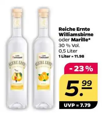 NETTO Reiche Ernte Williamsbirne oder Marille Angebot