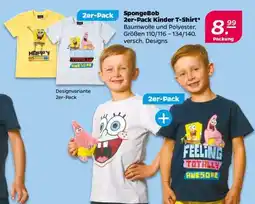NETTO SpongeBob 2er-Pack Kinder T-Shirt Angebot