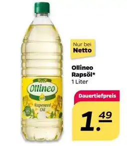 NETTO Ollineo Rapsöl Angebot