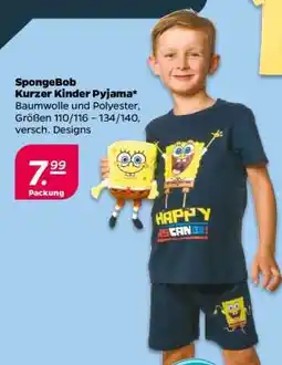 NETTO SpongeBob Kurzer Kinder Pyjama Angebot