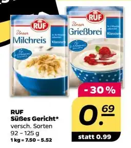 NETTO RUF Süßes Gericht Angebot