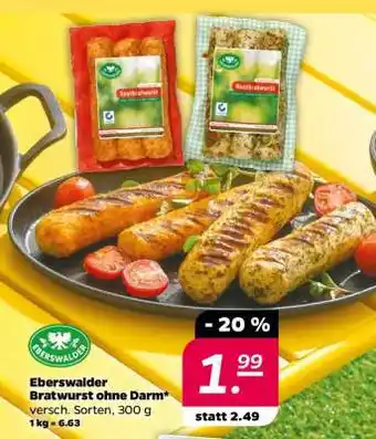 NETTO Eberswalder Bratwurst ohne Darm Angebot