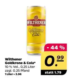 NETTO WILTHENER Goldkrone Cola Angebot