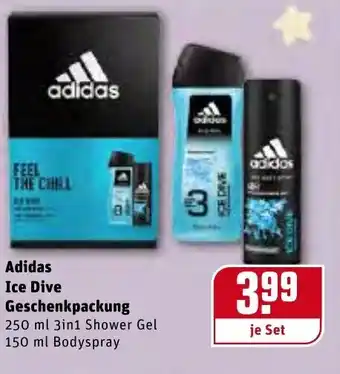 REWE Adidas Ice Dive Geschenkpackung 250ml/150ml Angebot