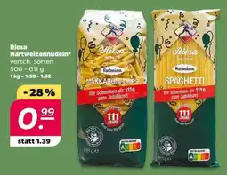 NETTO RIESA Hartweizennudeln Angebot