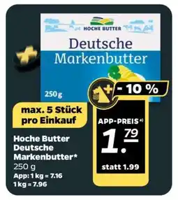 NETTO Hoche Butter Deutsche Markenbutter Angebot