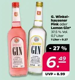 NETTO G. Winkelhauser Pink oder Lemon Gin Angebot