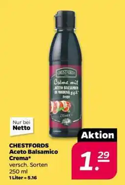NETTO CHESTFORDS Aceto Balsamico Crema Angebot