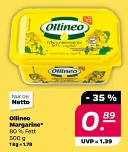 NETTO Ollineo Margarine Angebot