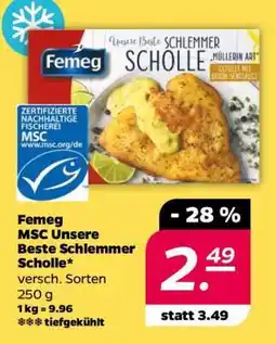 NETTO Femeg MSC Unsere Beste Schlemmer- Scholle Angebot