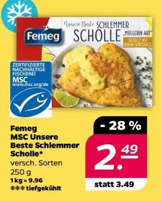 NETTO Femeg MSC Unsere Beste Schlemmer- Scholle Angebot