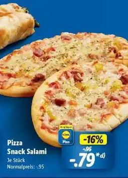 Lidl Pizza Snack Salami Angebot