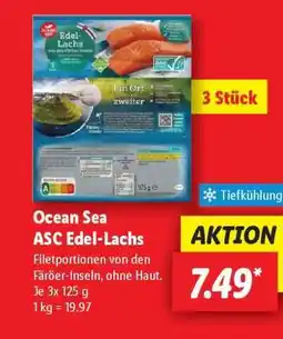 Lidl Ocean Sea ASC Edel- Lachs Angebot