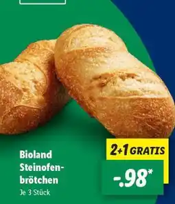 Lidl Bioland Steinofenbrötchen Angebot