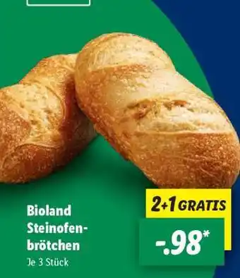 Lidl Bioland Steinofenbrötchen Angebot