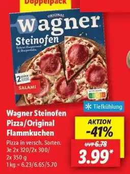 Lidl Wagner Steinofen Pizza/Original Flammkuchen Angebot