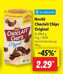 Lidl Nestlé Choclait Chips Original Angebot