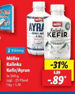 Lidl Müller Kalinka Kefir / Ayran Angebot