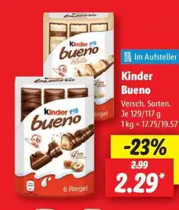 Lidl Kinder Bueno Angebot