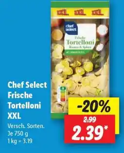 Lidl Chef Select Frische Tortelloni XXL Angebot