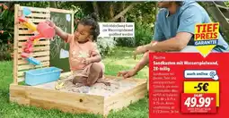 Lidl Playtive Sandkasten mit Wasserspielwand, 28-teilig Angebot