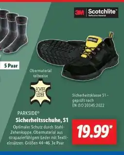 Lidl PARKSIDE Sicherheitsschuhe, S1 Angebot