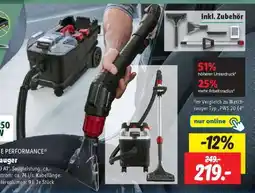 Lidl HOCHLEISTUNGSPROFI NASS-/TROCKENSAUGER Angebot