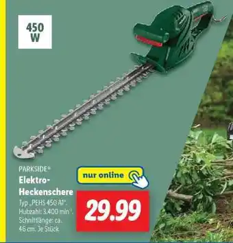 Lidl PARKSIDE Elektro-Heckenschere Angebot