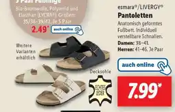 Lidl esmara /LIVERGY Pantoletten Angebot