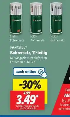 Lidl PARKSIDE Bohrersatz, 11-teilig Angebot