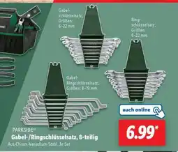 Lidl PARKSIDE Gabel-/Ringschlüsselsatz, 8-teilig Angebot