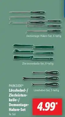 Lidl PARKSIDE Lösehebel-/ Zierleistenkeile-/ Demontage-Haken-Set Angebot