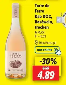 Lidl Torre de Ferro Dão DOC, Roséwein, trocken Angebot