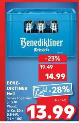 Kaufland Benediktiner Hell Angebot