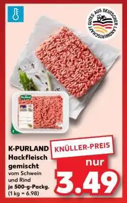 Kaufland K-PURLAND Hackfleisch gemischt Angebot