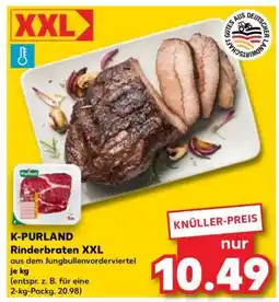 Kaufland K-PURLAND Rinderbraten XXL Angebot