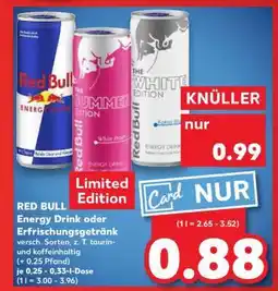 Kaufland RED BULL Energy Drink oder Erfrischungsgetränk Angebot
