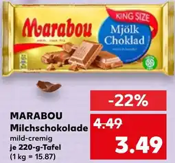 Kaufland MARABOU Milchschokolade Angebot