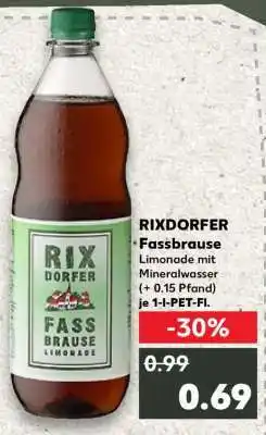 Kaufland RIXDORFER Fassbrause Angebot