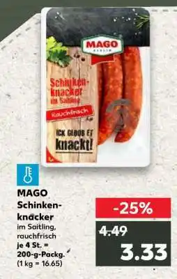 Kaufland MAGO Schinkenknacker Angebot