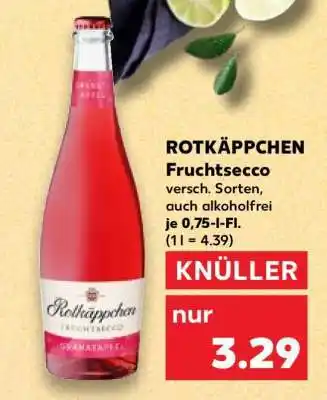 Kaufland ROTKÄPPCHEN Fruchtsecco° Angebot