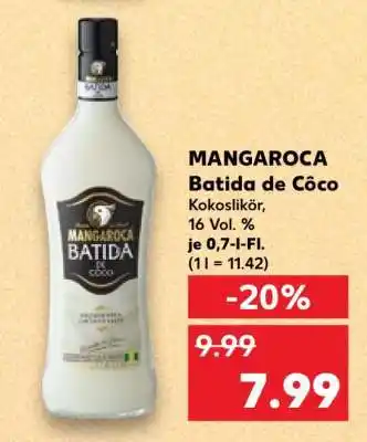 Kaufland MANGAROA Batida de Côco Angebot