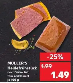 Kaufland MÜLLER'S Heidefrühstück Angebot