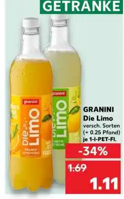 Kaufland GRANINI Die Limo Angebot