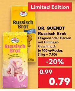 Kaufland DR. QUENDT Russisch Brot Angebot