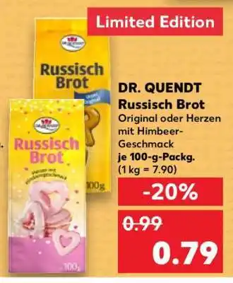 Kaufland DR. QUENDT Russisch Brot Angebot