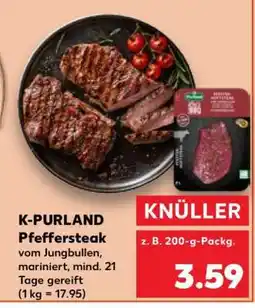 Kaufland K-PURLAND Pfeffersteak Angebot