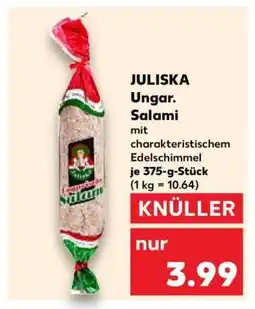 Kaufland JULISKA Ungar. Salami Angebot