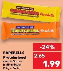 Kaufland BAREBELLS Proteinriegel Angebot