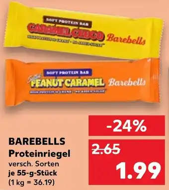Kaufland BAREBELLS Proteinriegel Angebot